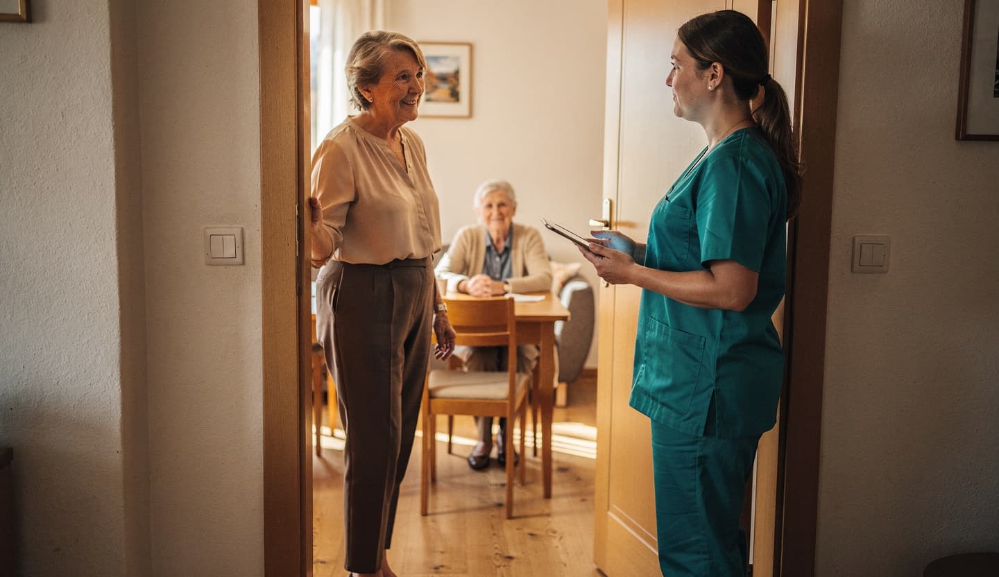 Familie wird durch professionelle Pflege entlastet